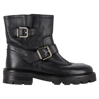 Jimmy Choo Youth Ii Ankle Boots In Black Leather