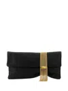 Jimmy Choo Clutch Zendra In Pelle Nera Donna In Black