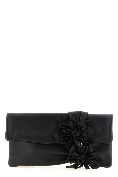 Jimmy Choo 'zandra' Clutch In Black