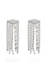Jimmy Choo Zandra Earrings In White