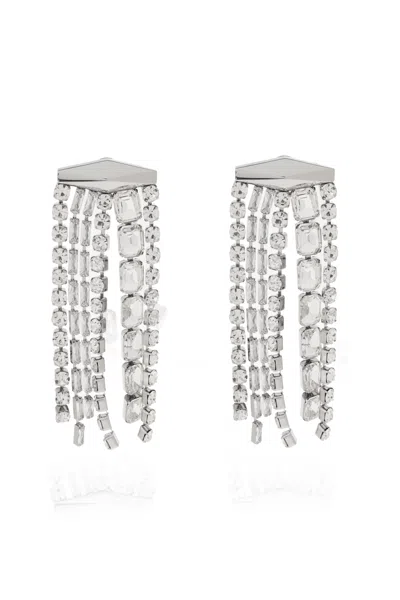 JIMMY CHOO JIMMY CHOO EMBELLISHED TASSEL EARRINGS