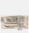 Jimmy Choo Zandra Clutch Bag In Silver