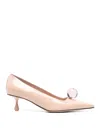 Jimmy Choo 50mm Orb Pumps In Beige