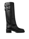 Jimmy Choo Brooklyn 50 Leather Knee-high Boots In Black