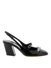 Jimmy Choo Belinda 70 Patent Slingback Pump In Black
