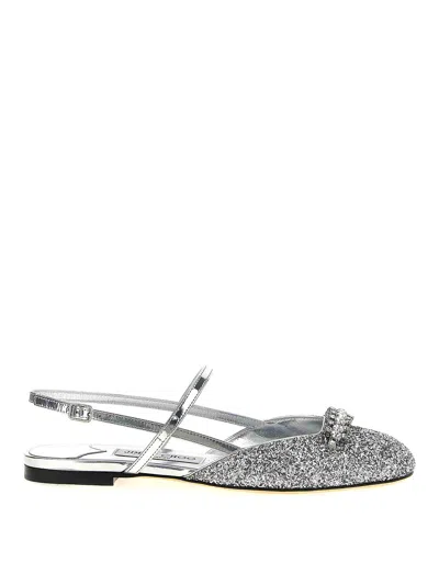 Jimmy Choo Belinda Slingback In Silver