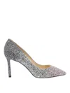 Jimmy Choo Romy Pumps In Silver