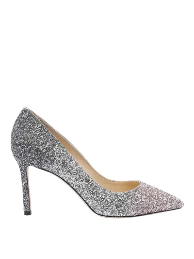 Jimmy Choo Romy Pumps In Silver