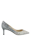 Jimmy Choo 60mm Romy Pumps In Plata