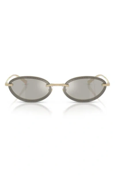 Jimmy Choo Zina 59mm Oval Sunglasses In Gray