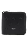 JIMMY CHOO ZIP-AROUND WALLET WITH STARS