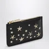 JIMMY CHOO JIMMY CHOO ZIP COIN PURSE WITH STARS