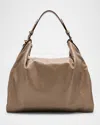 Jimmy Choo Women's Ana Hobo Bag In Taupe/lg