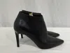 Jimmy Choo Zipped Pointed Ankle Boots In Black Leather
