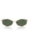 Jimmy Choo Zoey 55mm Geometric Sunglasses In Green