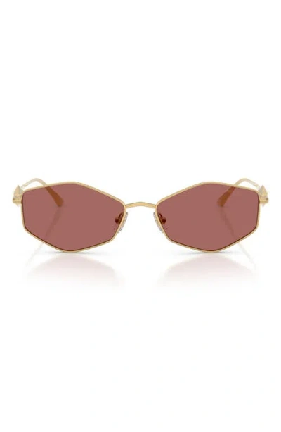 Jimmy Choo Zoey 55mm Geometric Sunglasses In Pink