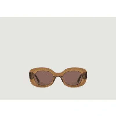Jimmy Fairly Cinnamon Sunglasses In Brown