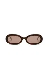 Jimmy Fairly Coline Sunglasses Tortoise/brown In Brown