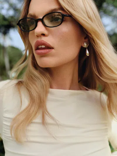 Jimmy Fairly Flore Sunglasses Black/blue