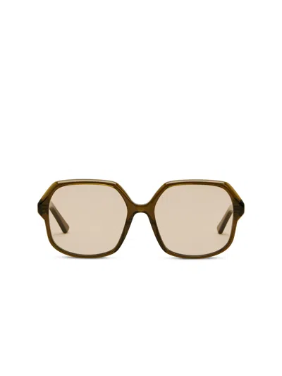 Jimmy Fairly Jeanne Sunglasses Green/brown
