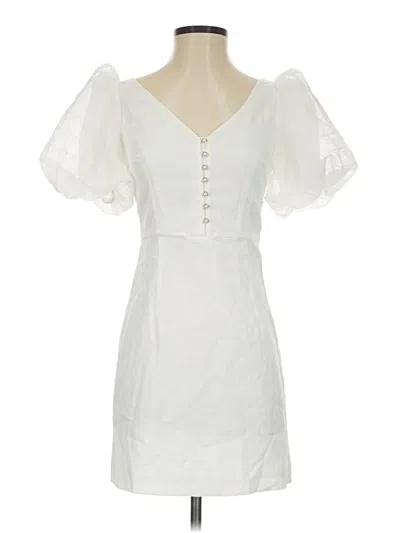 Pre-owned J.ing Casual Dress In White