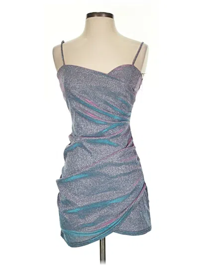 Pre-owned J.ing Cocktail Dress In Silver