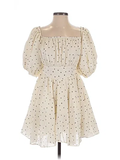 Pre-owned J.ing Cocktail Dress In White