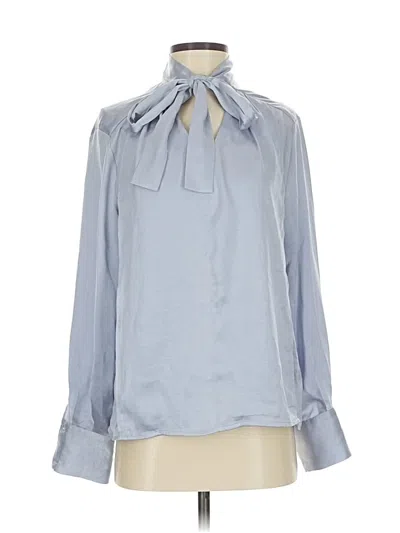Pre-owned J.ing Long Sleeve Blouse In Blue