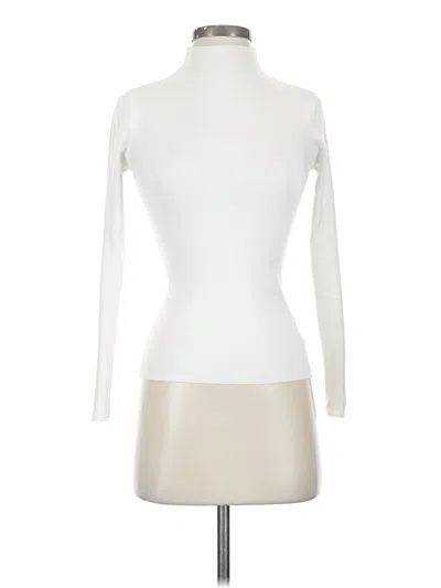 Pre-owned J.ing Long Sleeve Turtleneck In White