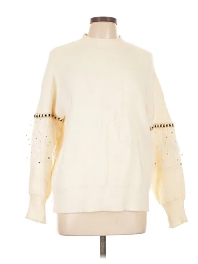Pre-owned J.ing Pullover Sweater In Ivory