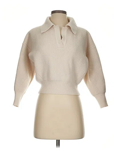 Pre-owned J.ing Pullover Sweater In White