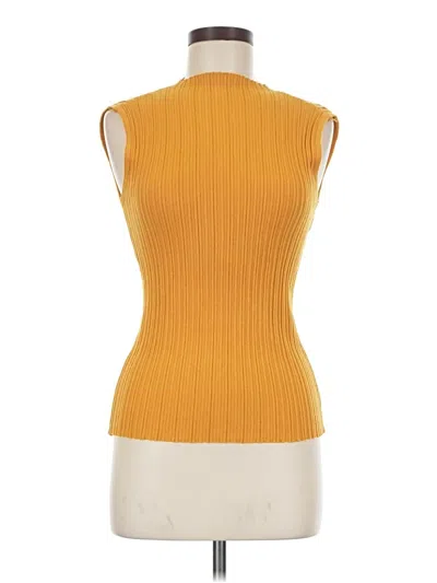 Pre-owned J.ing Sweater Vest In Yellow