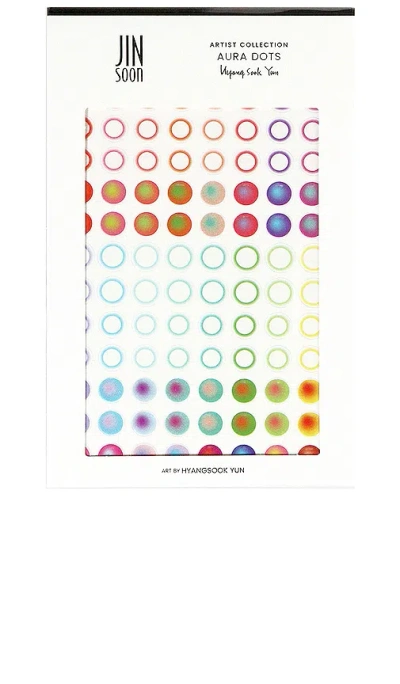 Jinsoon Aura Dots Nail Art Applique In White