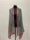 Jitni Grey Cashmere Scarf In Grey