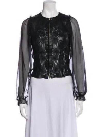Pre-owned Jitrois Lambskin Evening Jacket In Black