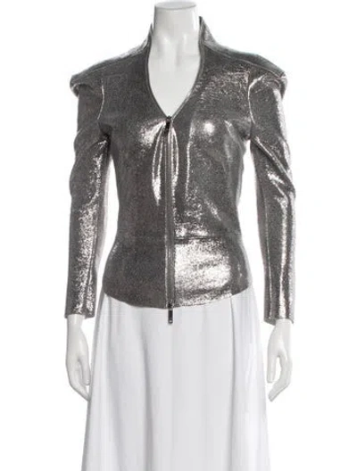 Pre-owned Jitrois Lambskin Jacket In White