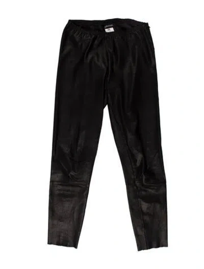 Pre-owned Jitrois Skinny Leg Pants In Black