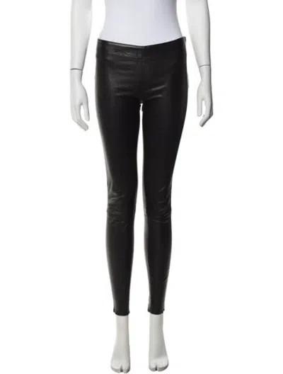 Pre-owned Jitrois Skinny Leg Pants In Black