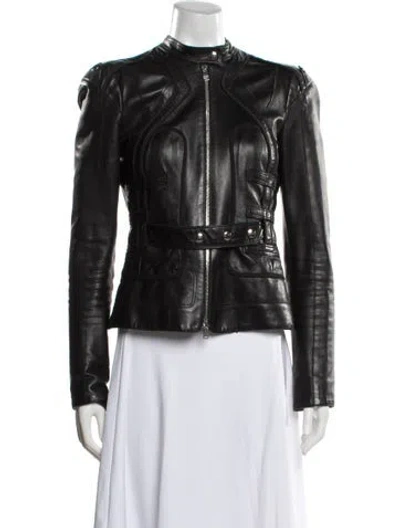Pre-owned Jitrois Vintage 2000's Biker Jacket In Black