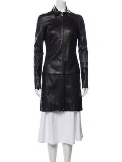 Pre-owned Jitrois Vintage 2000's Trench Coat In Black