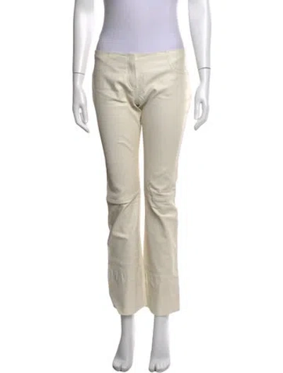 Pre-owned Jitrois Vintage Flared Pants In Neutrals