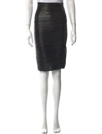 Pre-owned Jitrois Vintage Knee-length Skirt In Black