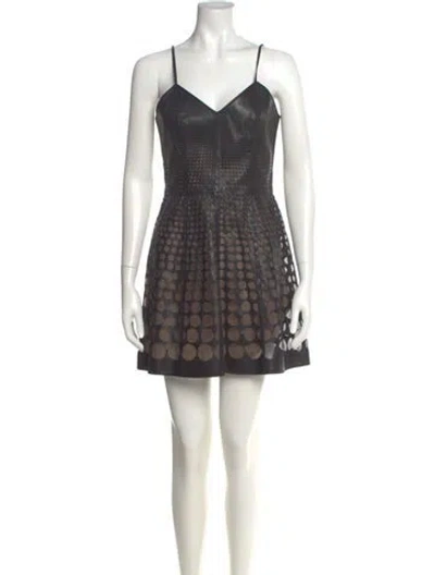 Pre-owned Jitrois Vintage Mini Dress In Black