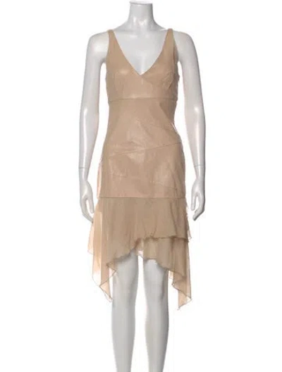 Pre-owned Jitrois V-neck Midi Length Dress