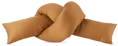 Jiu Jie Ssense Exclusive Tan Baby Knot Cushion