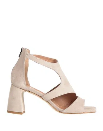 Jiudit  Firenze Jiudit Firenze Woman Sandals Dove Grey Size 10 Soft Leather