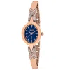 Jivago Via Quartz Blue Dial Ladies Watch Jv3614 In Blue