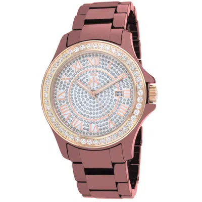 Jivago Women's Ceramic Crystals Round 38mm In Gold