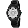 Jivago Women's Diamonds Dial Watch In Black