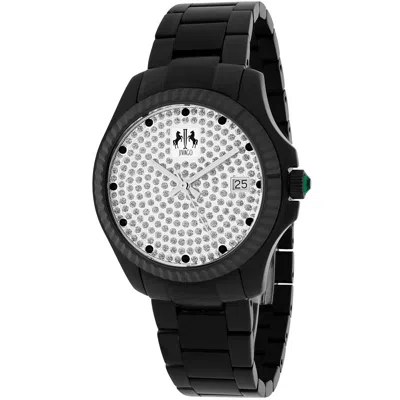 Jivago Women's Diamonds Dial Watch In Black
